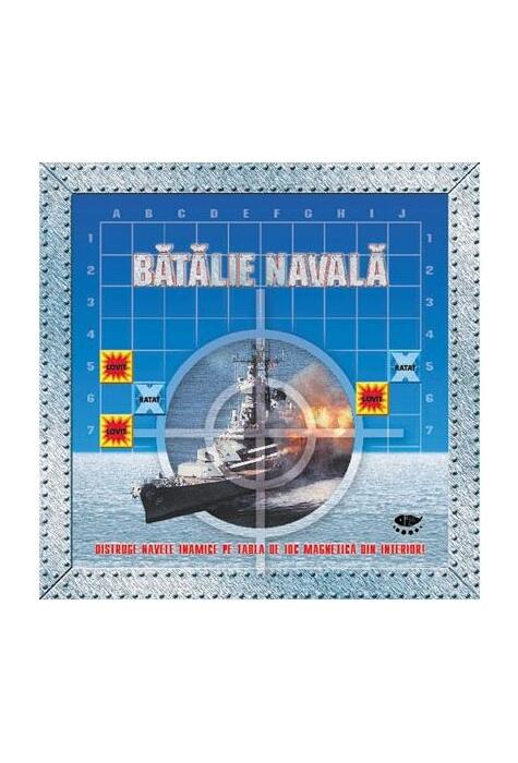 Copertă produs Bătălie navală (tablă de joc + 266 piese magnetice)