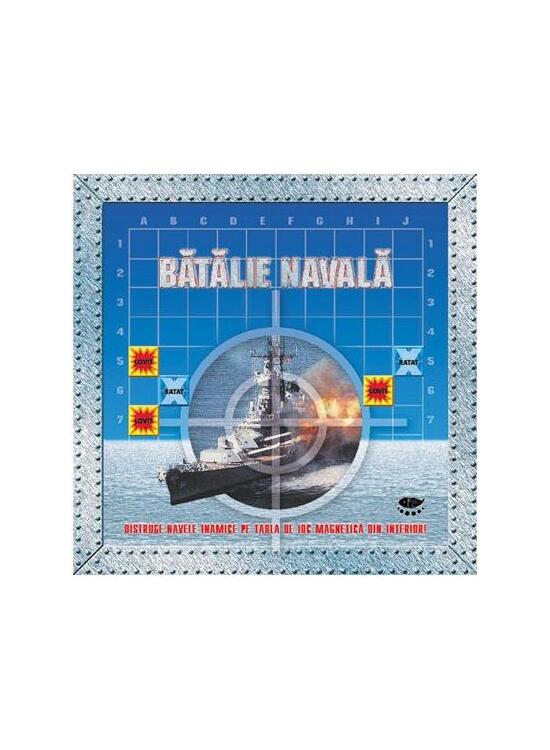 Copertă produs Bătălie navală (tablă de joc + 266 piese magnetice) - gallery big 1