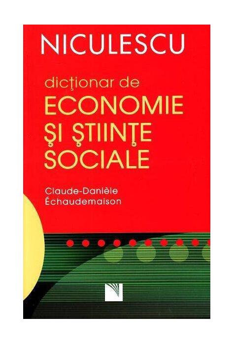 Copertă produs Dicţionar de economie şi ştiinţe sociale