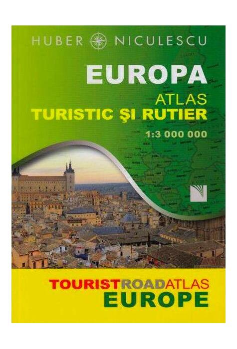 Copertă produs Europa. Atlas turistic şi rutier