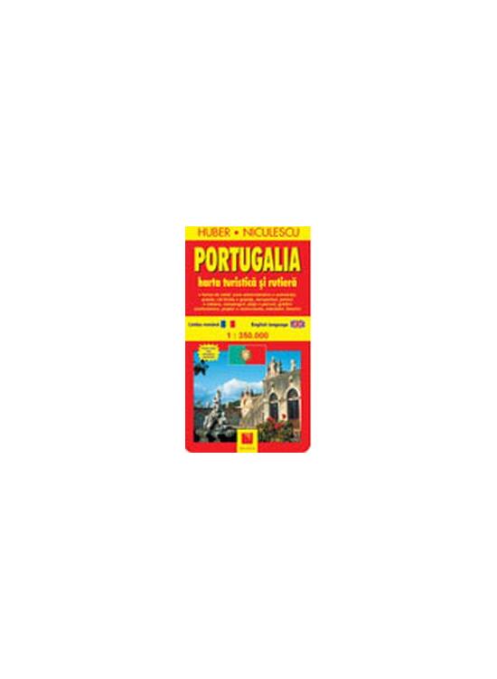 Copertă produs Portugalia. Hartă turistică şi rutieră - gallery big 1