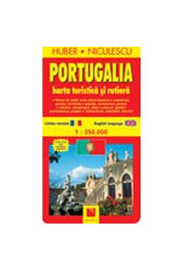 Copertă produs Portugalia. Hartă turistică şi rutieră