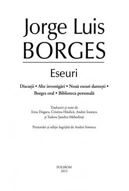 Copertă produs Eseuri