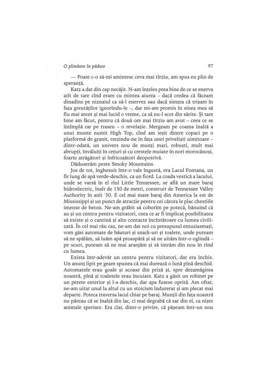 Copertă produs O plimbare în pădure. Redescoperind America pe cărările Munţilor Apalaşi - gallery big 6
