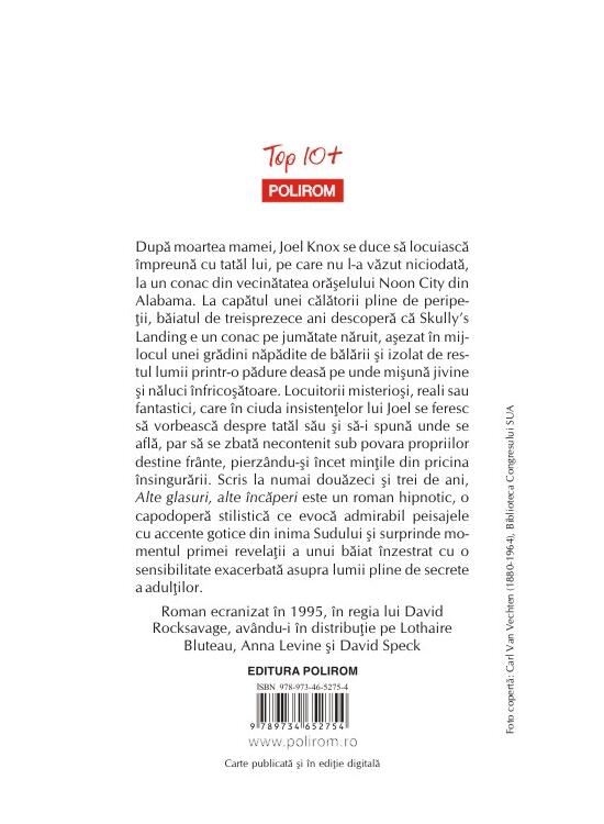 Copertă produs Alte glasuri, alte încăperi (Top 10+) - gallery big 2