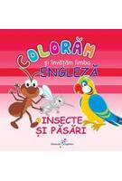 Imagine produs Colorăm şi &icirc;nvăţăm limba engleză. Nr.3. Insecte şi păsări