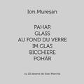 Copertă produs Pahar / Glass / Au fond du verre / Im Glas / Bicchiere / Poh&aacute;r. Cu 10 desene de Ioan Marchiș (Ediție multilingvă) - gallery small 