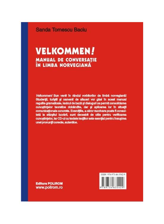 Copertă produs Velkommen! Manual de conversaţie &icirc;n limba norvegiană - gallery big 2