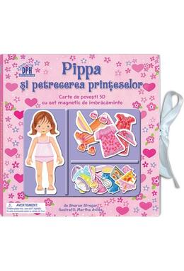 Copertă produs Pippa și petrecerea prințeselor. Carte de povești 3D cu set de magnetic de &icirc;mbrăcăminte