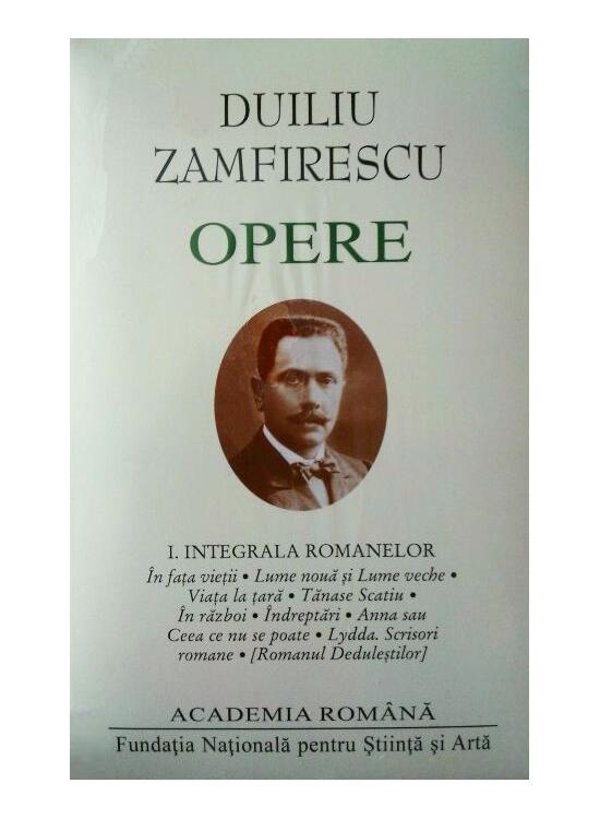 Copertă produs Duiliu Zamfirescu. Opere (Vol. I) Integrala romanelor - gallery big 1