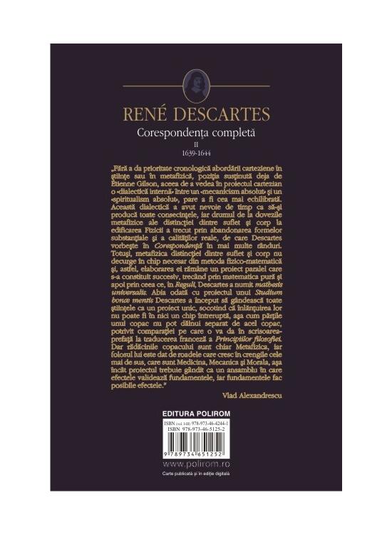 Copertă produs Corespondență completă. Volumul II: 1639-1644 - gallery big 2