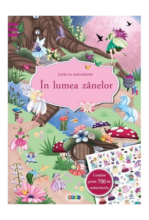Copertă produs &Icirc;n lumea z&acirc;nelor. Carte cu autocolante