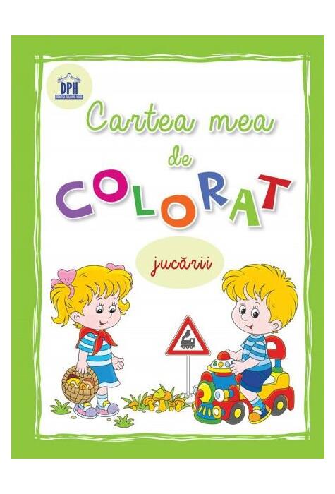 Copertă produs Cartea mea de colorat Jucării