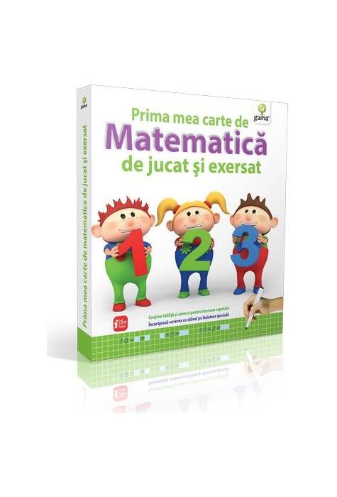 Copertă produs Prima mea carte de matematică de jucat și exersat (conține tăbliță și carioca)