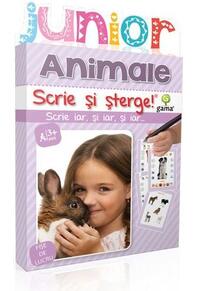 Copertă produs Animale. Junior. Scrie și șterge! (2-5 ani)