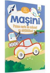 Copertă produs Prima carte de colorat cu abțibilduri. Mașini (2-5 ani)