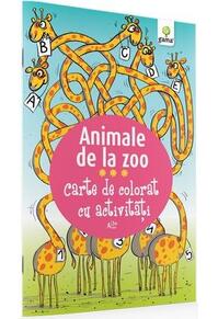 Copertă produs Carte de colorat cu activități. Animale de la Zoo (3-5 ani)