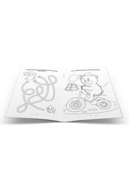 Copertă produs Carte de colorat cu activități. Animale de la Zoo (3-5 ani)