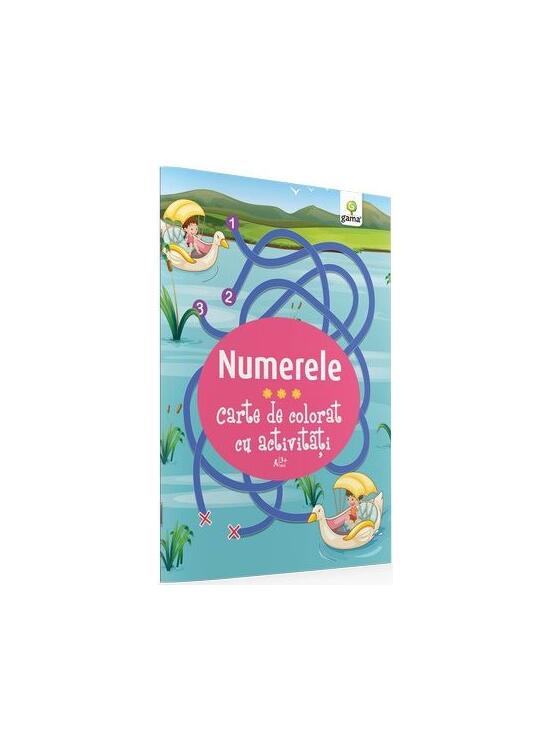 Copertă produs Carte de colorat cu activități. Numerele (3-5 ani) - gallery big 1
