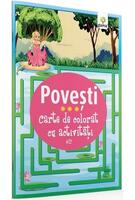 Imagine produs Carte de colorat cu activități. Povești (3-5 ani)