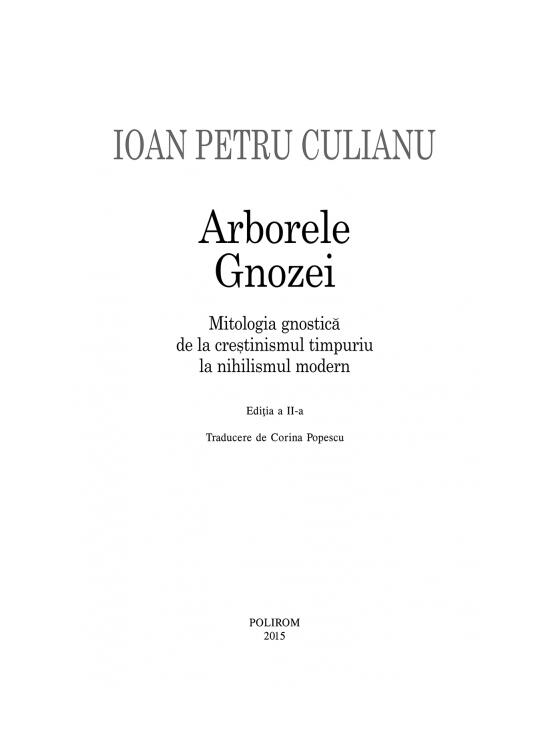 Copertă produs Arborele Gnozei. Mitologia gnostică de la creștinismul timpuriu la nihilismul modern - gallery big 5