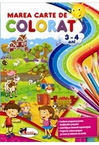 Copertă produs Marea carte de colorat (3-4 ani)