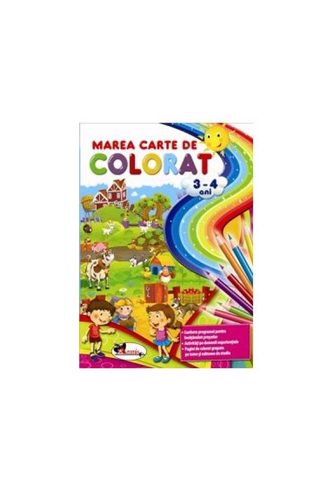 Copertă produs Marea carte de colorat (3-4 ani)