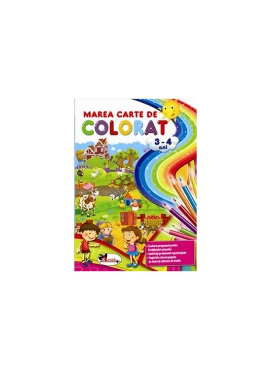 Copertă produs Marea carte de colorat (3-4 ani) - gallery big 1