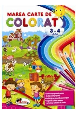 Copertă produs Marea carte de colorat (3-4 ani)