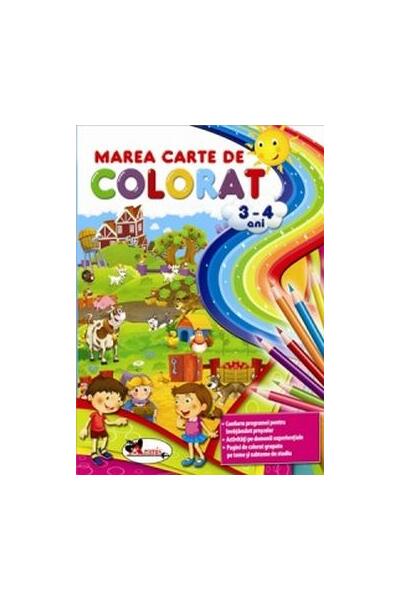 Marea carte de colorat (3-4 ani)