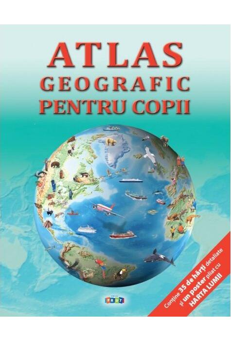Copertă produs Atlas geografic pentru copii