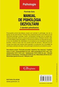 Copertă produs Manual de psihologia dezvoltării