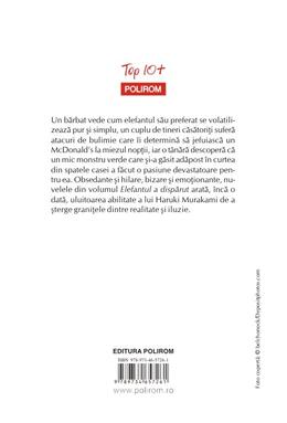 Copertă produs Elefantul a dispărut