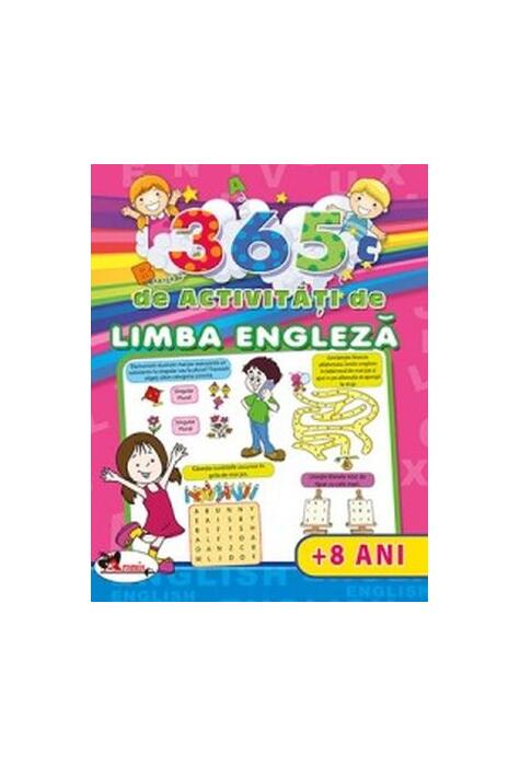Copertă produs 365 de activități de limba engleză (+8 ani)