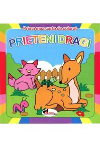 Copertă produs Prima mea carte de colorat. Prieteni dragi