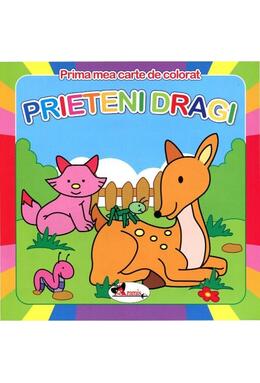 Copertă produs Prima mea carte de colorat. Prieteni dragi