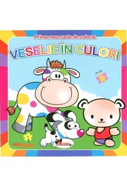 Copertă produs Prima mea carte de colorat. Veselie in culori