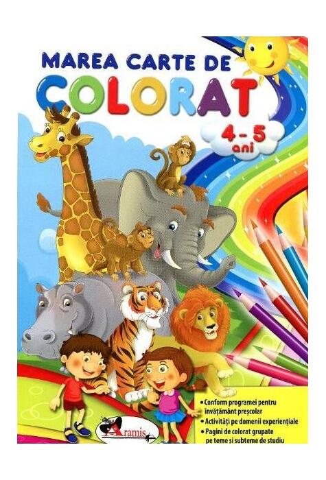 Copertă produs Marea carte de colorat (4-5 ani)