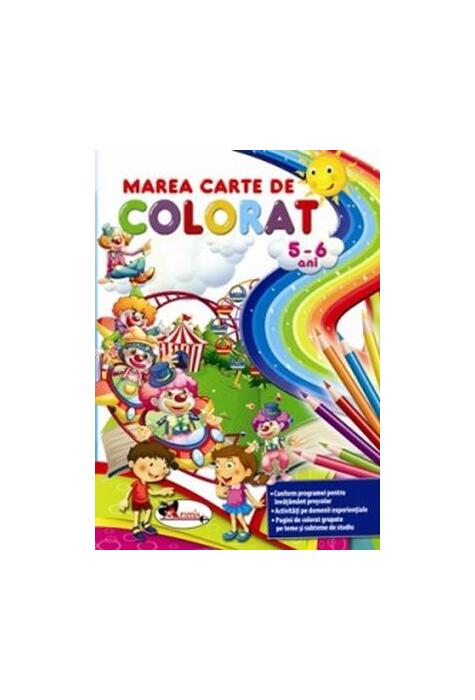Copertă produs Marea carte de colorat (5-6 ani)