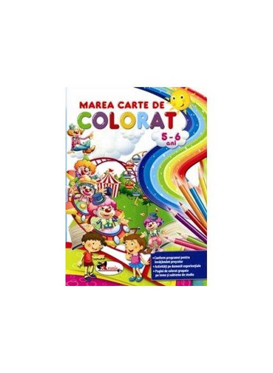 Copertă produs Marea carte de colorat (5-6 ani) - gallery big 1
