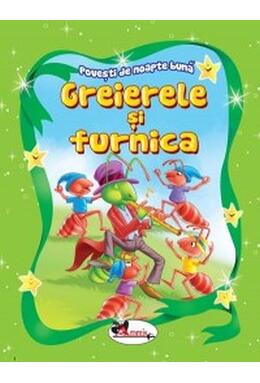 Copertă produs Greierele și furnica. Povești de noapte bună
