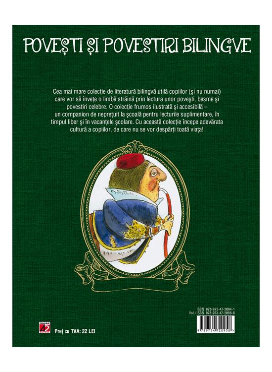 Copertă produs Povești și povestiri bilingve. English fairy tales and stories. Povești și povestiri engleze (Vol. I) - gallery big 2
