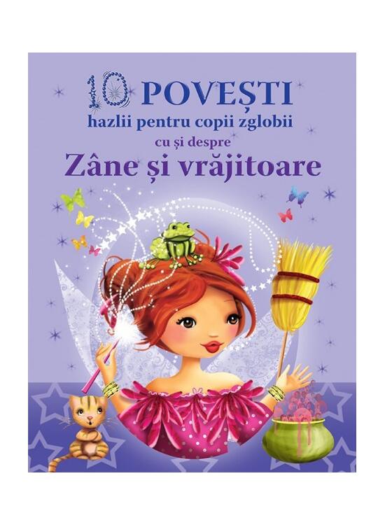 Copertă produs 10 povești hazlii pentru copii zglobii cu și despre Z&acirc;ne și vrăjitoare - gallery big 1