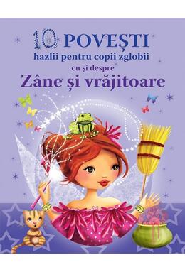 Copertă produs 10 povești hazlii pentru copii zglobii cu și despre Z&acirc;ne și vrăjitoare