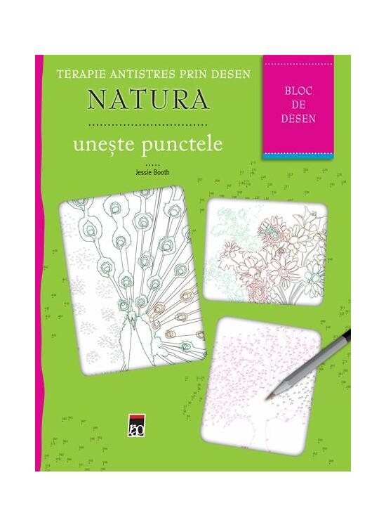 Copertă produs Terapie antistres. Bloc de desen. Natura. Unește punctele - gallery big 1