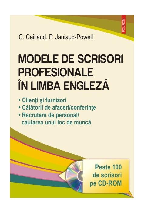 Copertă produs Modele de scrisori profesionale &icirc;n limba engleză