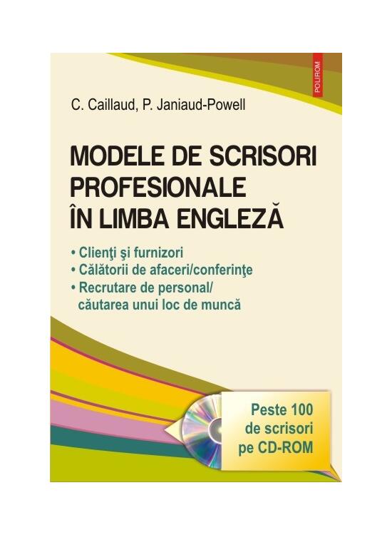 Copertă produs Modele de scrisori profesionale &icirc;n limba engleză - gallery big 1