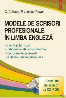 Copertă produs Modele de scrisori profesionale &icirc;n limba engleză