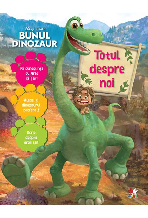 Copertă produs Disney. Bunul dinozaur. Totul despre noi