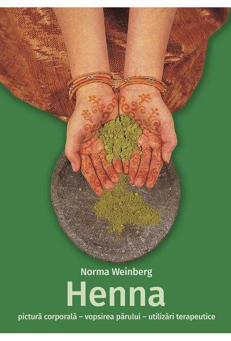 Copertă produs Henna. Pictură corporală, vopsirea părului, utilizări terapeutice